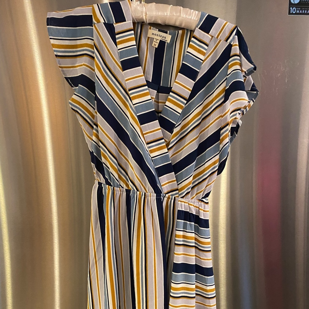 STRIPED DRESS WORN ONCE